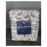 Tommy Bahama Cape Verde Smoke Reversible 3-Piece King Quilt Set Bedding