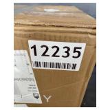 NICETOWN 100% BLACKOUT WHITE CURTAINS SET OF 2