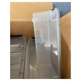 IRIS 12 CLEAR CONTAINERS WITH LIDS