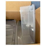 IRIS 12 CLEAR CONTAINERS WITH LIDS