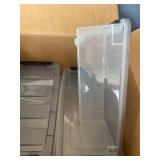 IRIS 12 CLEAR CONTAINERS WITH LIDS