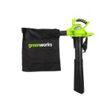 Greenworks 40V 185 MPH Variable Speed Cordless Blower Vacuum, Battery Not Included 24312