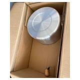 Cook N Home 02626 6 Quart Aluminum Popcorn Popper, Silver