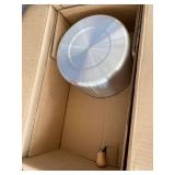 Cook N Home 02626 6 Quart Aluminum Popcorn Popper, Silver