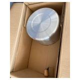 Cook N Home 02626 6 Quart Aluminum Popcorn Popper, Silver