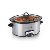 Crock-Pot Smart-Pot 6-Quart Slow Cooker, Brushed Stainless Steel