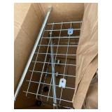 WALD 135 FRONT GROCERY BICYCLE BASKET 14.5 x 9.5 x 9 silver