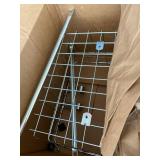 WALD 135 FRONT GROCERY BICYCLE BASKET 14.5 x 9.5 x 9 silver