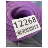 PURPLE YOGA MAT WITH HANDLE STRAPS