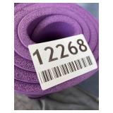 PURPLE YOGA MAT WITH HANDLE STRAPS
