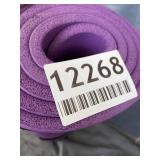 PURPLE YOGA MAT WITH HANDLE STRAPS