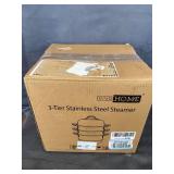 VIVI HOME 3 TIER STAINLESS STEEL STEAMER