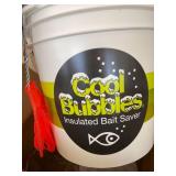 Marine Metal Cool Bubbles 8 Qt Insulated With B-11 Pump Ideal for ,Minnows and Shrimp