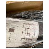 34 INCH PORTABLE WARDROBE CLOSET COFFEE COLOR