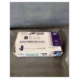 SAFE GUARD NITRILE POWDER FREE SMALL GLOVES