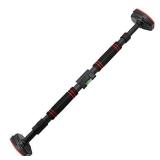 Doorway Pull Up Bar, Chin Up Exercise Bar, Strength Training Upper Body Workout, Ideal Home Gym Equipment, Door Frame Pull-up Bar with Locking Mechanism, Adjustable Width Workout Bars - 440lb