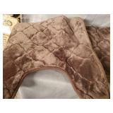 Brown Bath Rug Set