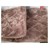 Brown Bath Rug Set