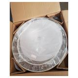 CO-Z 3 Light Double Drum Pendant Light, 20" Antique Bronze Convertible Semi-Flush Mount Drum Ceiling Light Fixture for Kitchen Island Dining Table Bedroom Entry Bar, Modern Hanging Lights Chandelier