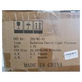 WIHTU 3-Light Bathroom Light Fixtures, Vanity Light Fixtures over Mirror, Black Farmhouse Lighting with Clear Glass Shade, Modern Industrial Wall Sconce for Bathroom, Hallway, Makeup, Bulb not Include