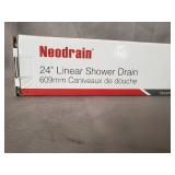 Neodrain 24" Linear Shower Drain 609mm Caniveaux de douche Design for sanitary sol