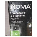 NOMA Outdoor Street Light | Waterproof Outdoor Lamp Post Light with Triple-Head