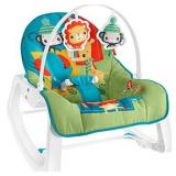 Fisher-Price Infant-to-Toddler Rocker - Colorful Jungle, Baby Rocking Chair with Toys for Soothing or Playtime from Infant to Toddler