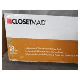 Closet Maid White 18 in Adjustable 8 Tier Wall and Door Rack