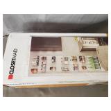 Closet Maid White 18 in Adjustable 8 Tier Wall and Door Rack