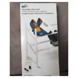 Honey Can Do 2-tier Expandable Shoe Rack, White