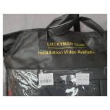 LUCKYMAN CLUB 82D-XFG Ram Rear Seat Covers, Fit for Minority of The 2006-2020 Ram 1500 2500 3500 Crew Cab& Quad Cab Pickup, with Faux Leather (82XFG-Black Rear)