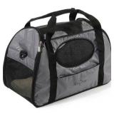 Gen7Pets Carry-Me Dog Travel Carrier, Gray Shadow, Small, 20"L x 10"W x 13.50"H