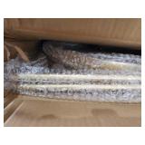 Toymay Folding Metal Side Table, 2 Tier Tray End Table Sofa Tables, Waterproof Round Coffee Table for