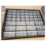 IRIS USA 44 Drawer Parts and Hardware Cabinet, Black