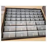 IRIS USA 44 Drawer Parts and Hardware Cabinet, Black