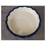 Wisenvoy Pie Pan Ceramic Pie Dish Blue Pie Plate Porcelain Deep Dish Pie Pan Non-Stick Pie Pans
