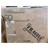 IRIS USA 54 Qt Clear Plastic Storage Box with Latches, 6 Pack