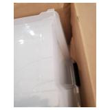 IRIS USA 54 Qt Clear Plastic Storage Box with Latches, 6 Pack