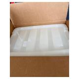 IRIS 6 PLASTIC CONTAINERS WITH LIDS