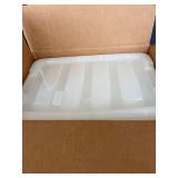 IRIS 6 PLASTIC CONTAINERS WITH LIDS