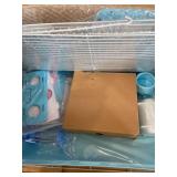 HAMSTER HOUSE AND CAGE SET IN BLUE