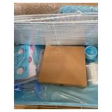 HAMSTER HOUSE AND CAGE SET IN BLUE