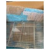 HAMSTER HOUSE AND CAGE SET IN BLUE