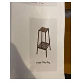 2 TIER WOODEN PLANT STAND