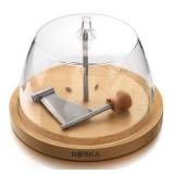 Boska Holland European Beech Wood Cheese Curler Geneva with Dome - Explore Collection