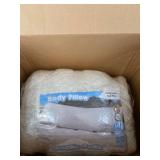 Snuggle-Pedic Full Body Pillow for Adults - GreenGuard Gold Certified 20 x 54 Long Pillow w/ Shredded Memory Foam & Kool-Flow Pillow Cover, Made in The USA