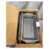 Farberware 10-Piece Nonstick Bakeware Set with Cooling Rack, Grey