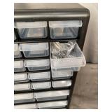 GreenCo Greenpro Wall Mount Hardware and Craft Storage Cabinet Drawer Organizer