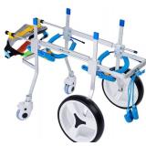 HobeyHove Adjustable 4-Wheel Dog Cart/Wheelchair, Animal Exercise Wheelsï¼for Pet/Doggie Wheelchairs with Disabled Hind Legs Walkingï¼Light Weight, Easy Assemble(7-Size)