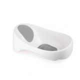 Boon Soak 3-Stage Baby Bathtub, Non-Slip Newborn to Toddler Baby Bath Seat for Sink, Gray